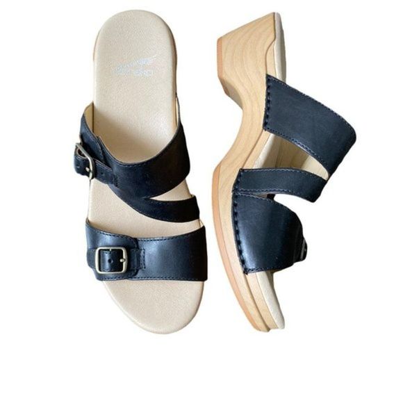 Dansko New Women’s Sandal Karena Leather Black size 38 - Picture 8 of 11